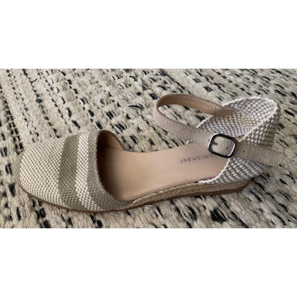 Eric Michael Woven Espadrille Clean Girl Minimalist Chic Boho Revival - 7 (37) - Picture 3 of 6